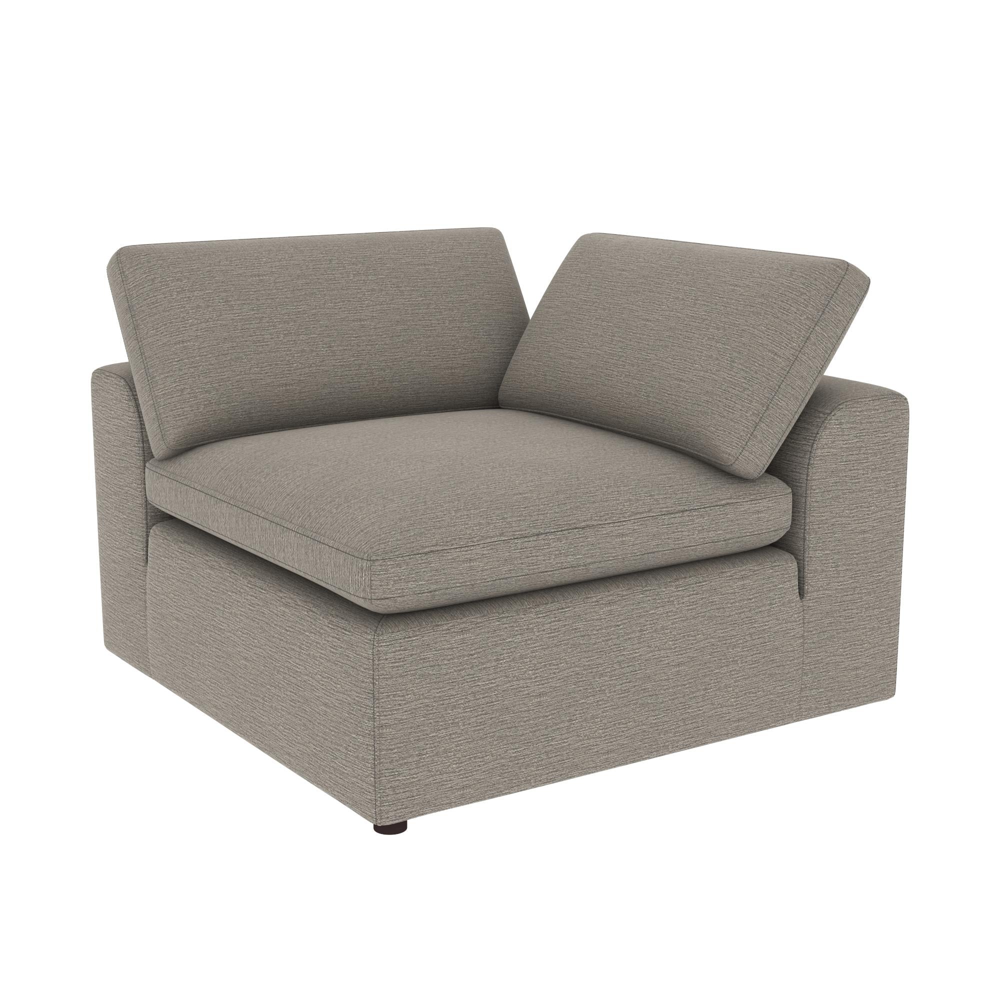 York Modular Corner Chair, Urban Steel Taupe - Taupe