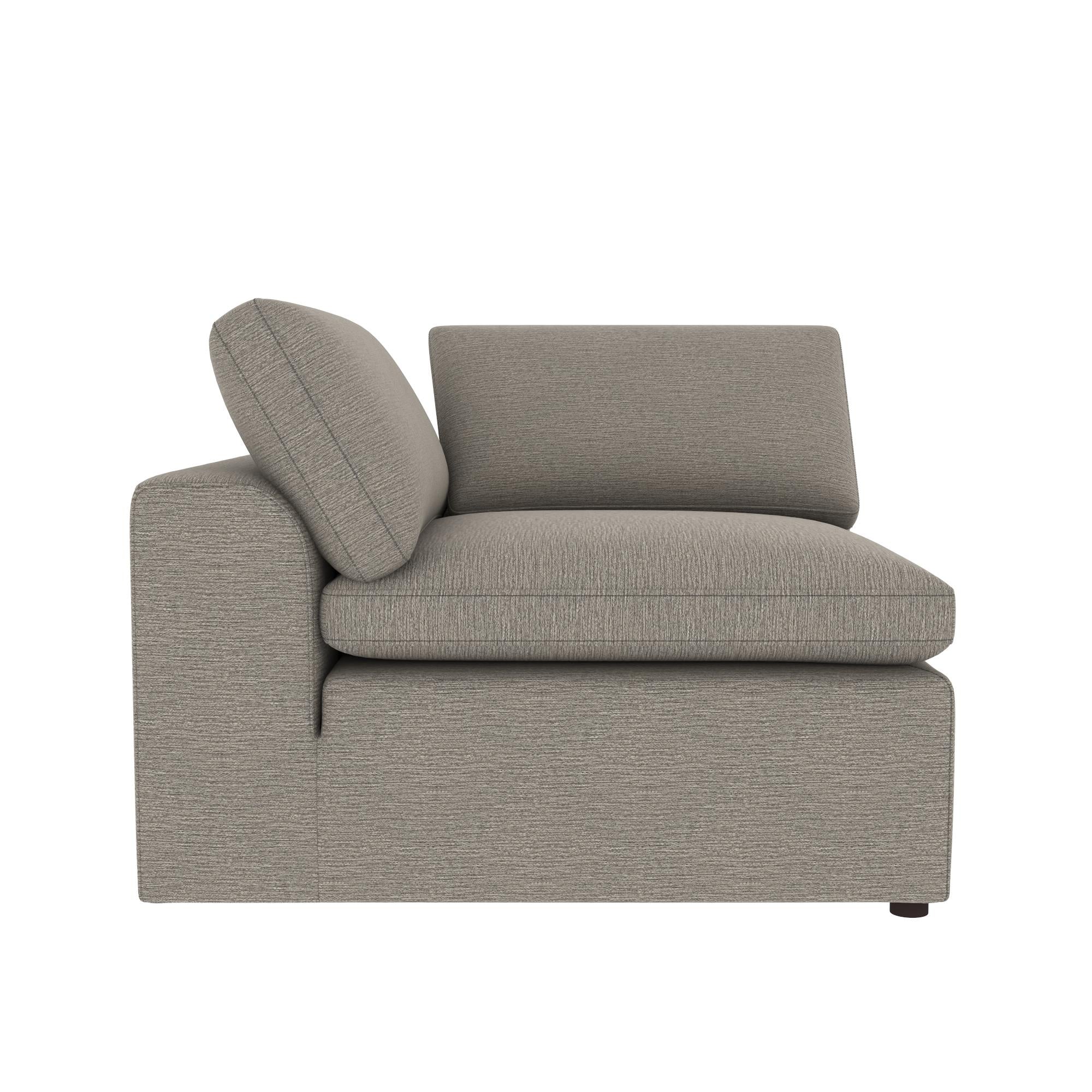 York Modular Corner Chair, Urban Steel Taupe - Taupe