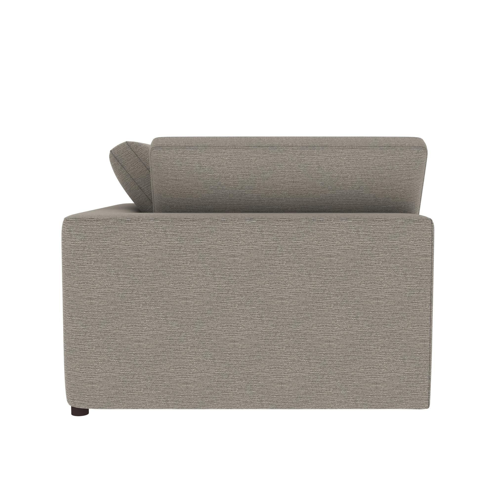 York Modular Corner Chair, Urban Steel Taupe - Taupe
