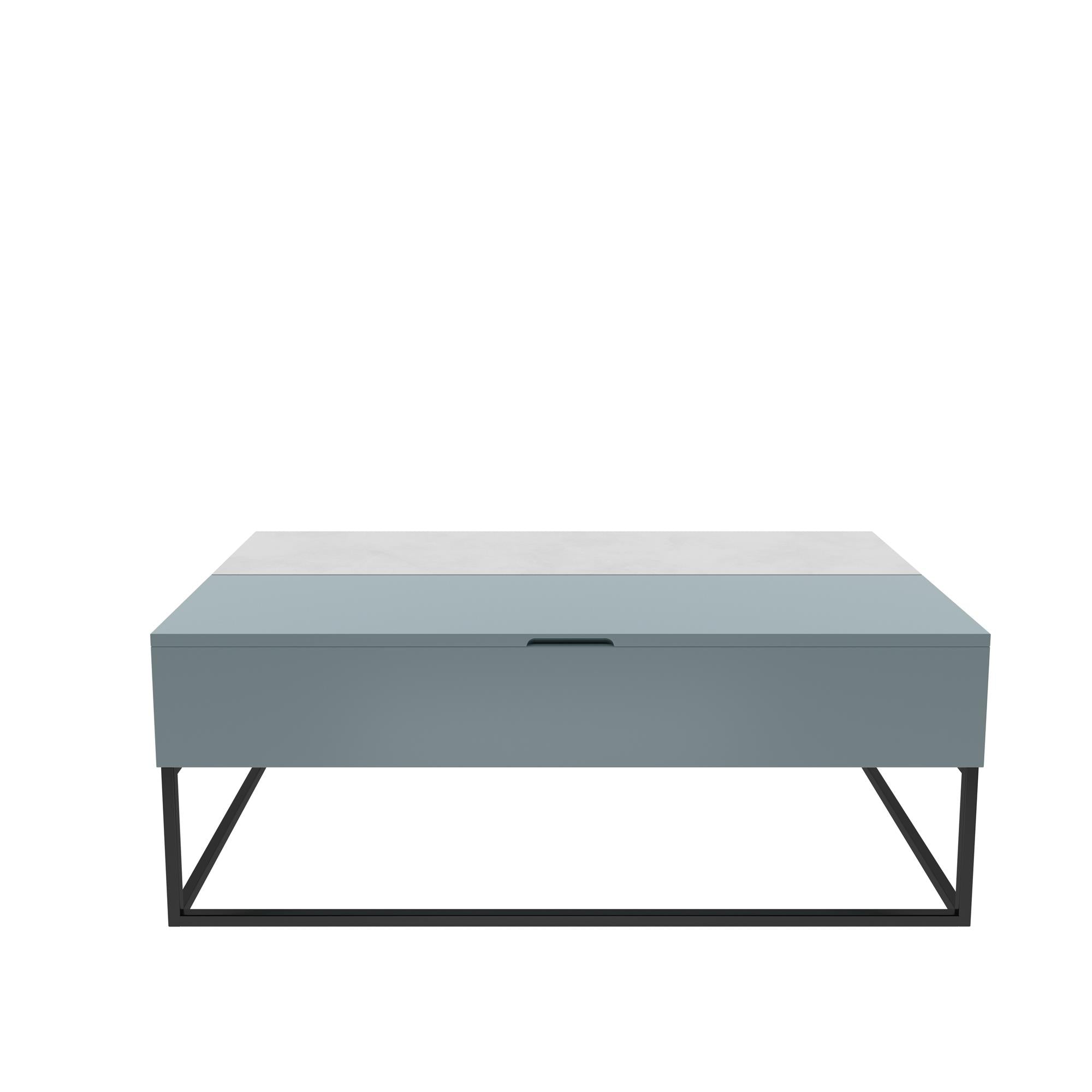 Perry Lift-Top Coffee Table, Powder Blue - Powder Blue