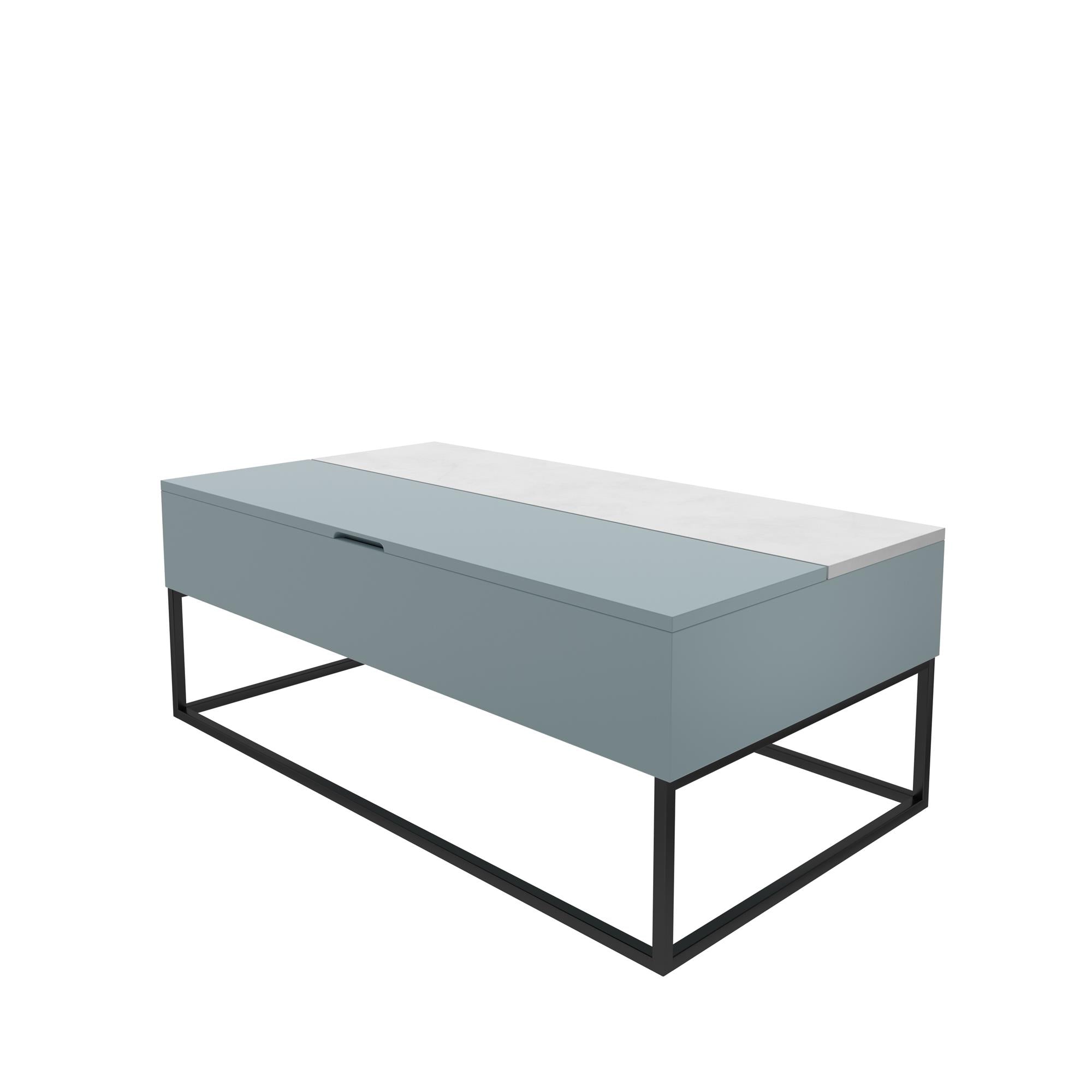Perry Lift-Top Coffee Table, Powder Blue - Powder Blue