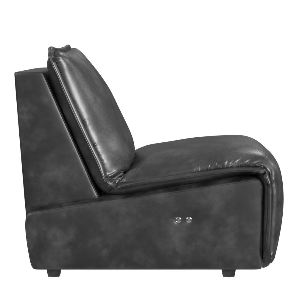 Uptown Gotham Power Motion Recliner, Charcoal - Charcoal