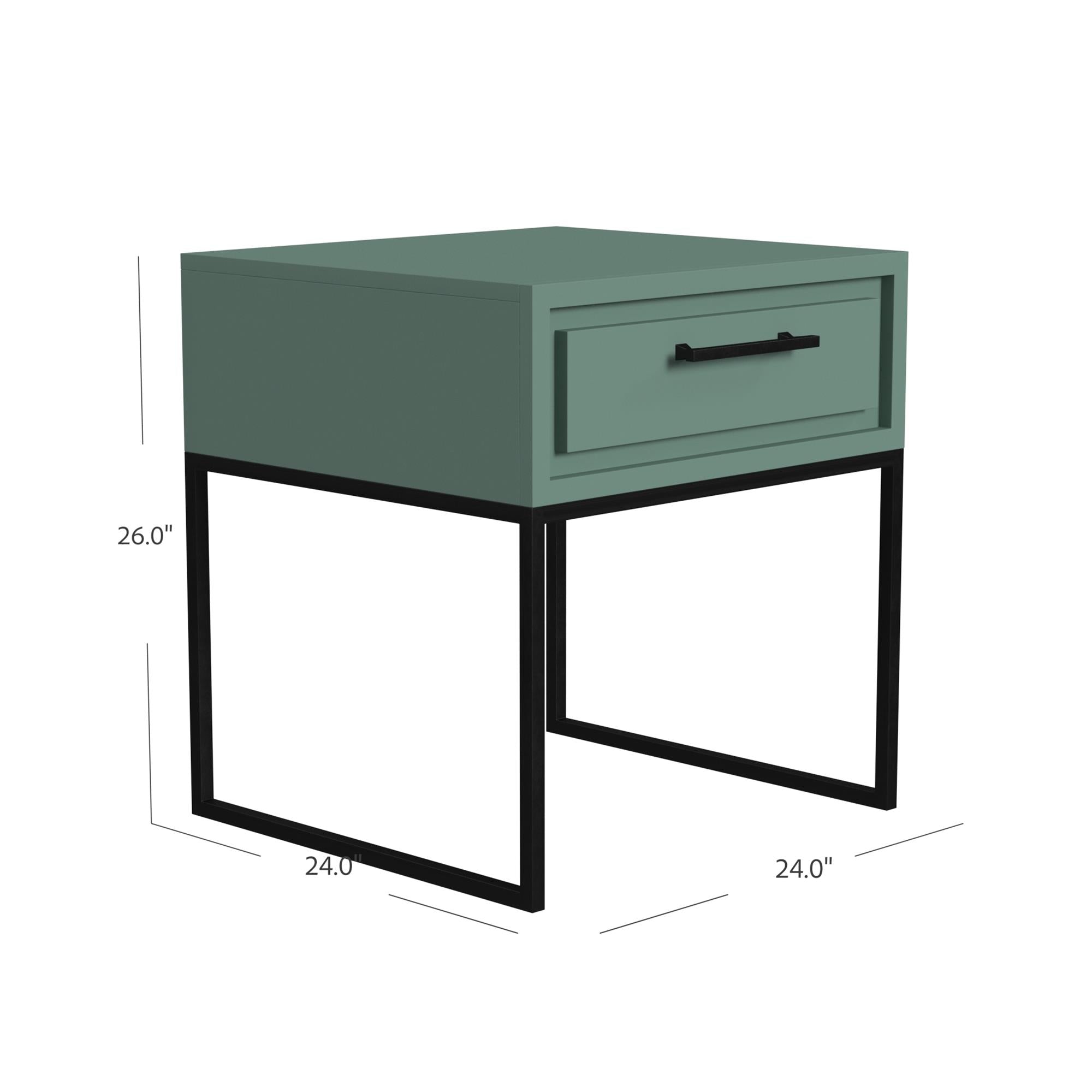 The Village Perry End Table, Sage Green - Sage
